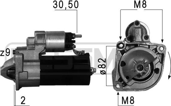 Wilmink Group WG2013176 - Стартер autospares.lv