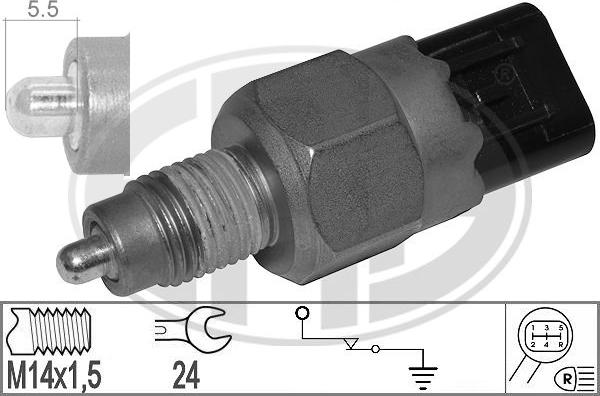 Wilmink Group WG2013849 - Датчик, переключатель, фара заднего хода autospares.lv