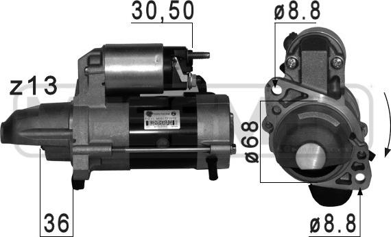 Wilmink Group WG2013333 - Стартер autospares.lv