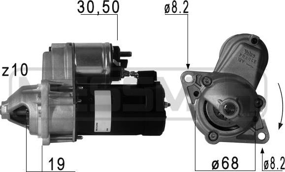 Wilmink Group WG2013254 - Стартер autospares.lv