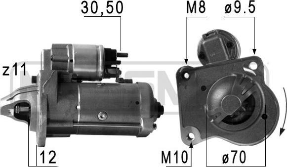 Wilmink Group WG2013279 - Стартер autospares.lv