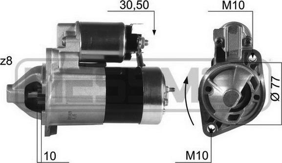 Wilmink Group WG2012948 - Стартер autospares.lv