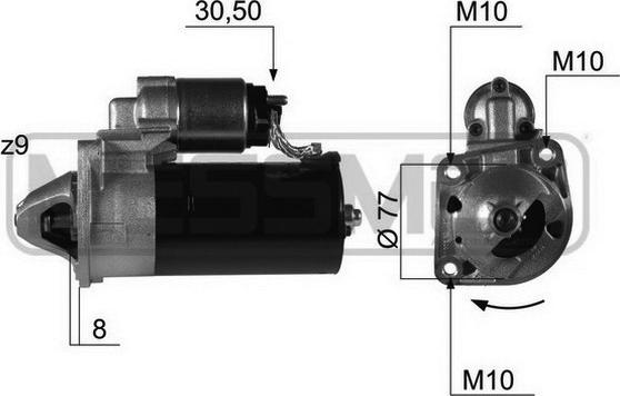 Wilmink Group WG2012969 - Стартер autospares.lv