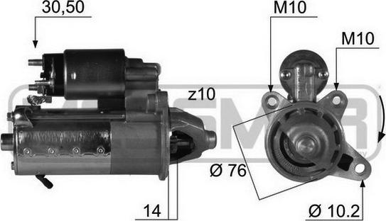 Wilmink Group WG2012966 - Стартер autospares.lv