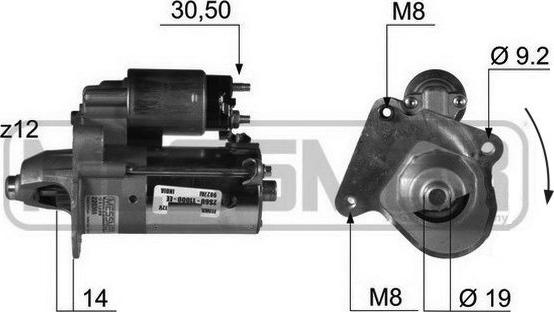 Wilmink Group WG2012905 - Стартер autospares.lv