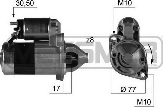 Wilmink Group WG2012926 - Стартер autospares.lv