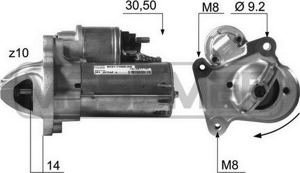 Wilmink Group WG2012976 - Стартер autospares.lv