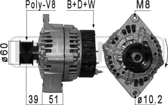 Wilmink Group WG2012456 - Генератор autospares.lv