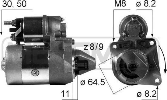 Wilmink Group WG2012689 - Стартер autospares.lv