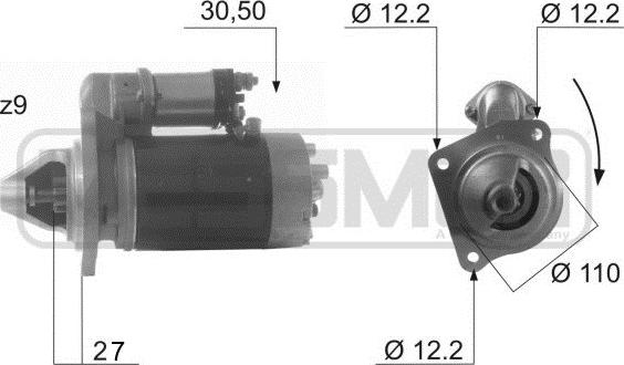 Wilmink Group WG2012672 - Стартер autospares.lv