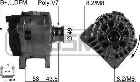 Wilmink Group WG2012043 - Генератор autospares.lv