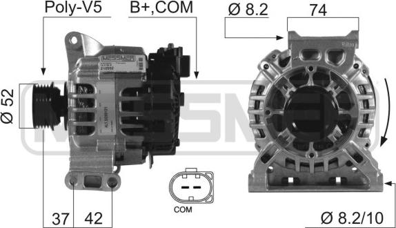 Wilmink Group WG2012034 - Генератор autospares.lv