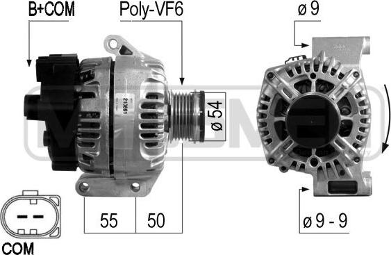 Wilmink Group WG2012157 - Генератор autospares.lv