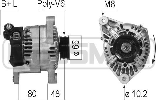 Wilmink Group WG2012180 - Генератор autospares.lv