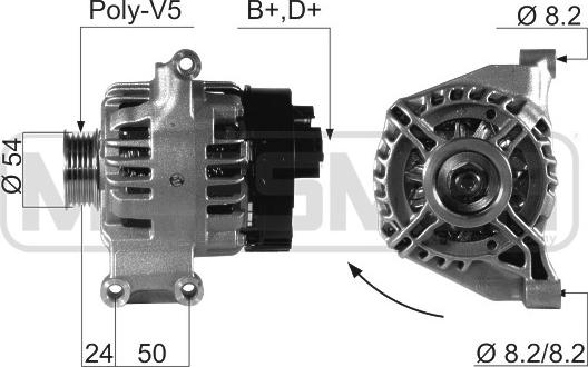 Wilmink Group WG2012123 - Генератор autospares.lv