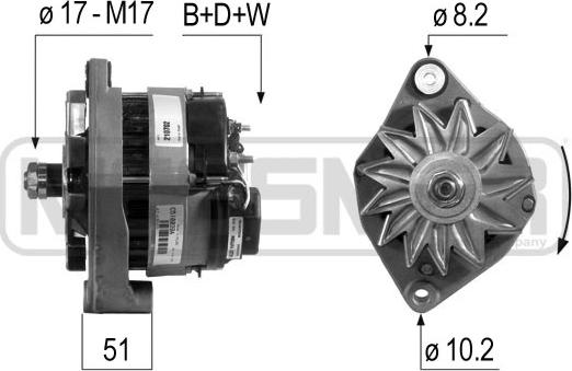 Wilmink Group WG2012170 - Генератор autospares.lv