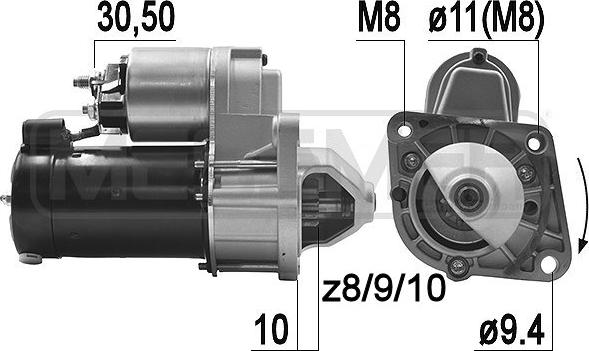 Wilmink Group WG2012897 - Стартер autospares.lv