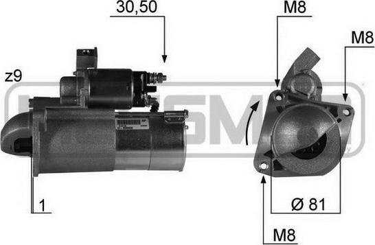 Wilmink Group WG2012869 - Стартер autospares.lv