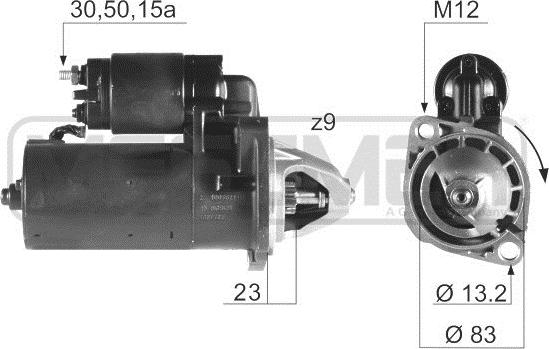 Wilmink Group WG2012813 - Стартер autospares.lv