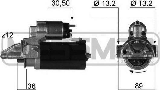 Wilmink Group WG2012889 - Стартер autospares.lv