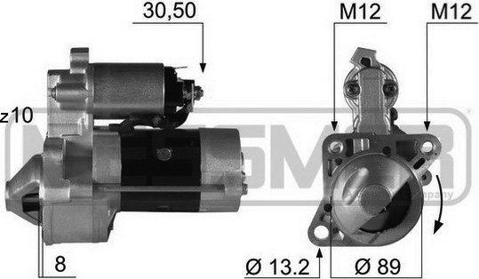 Wilmink Group WG2012871 - Стартер autospares.lv