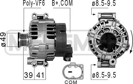 Wilmink Group WG2012316 - Генератор autospares.lv