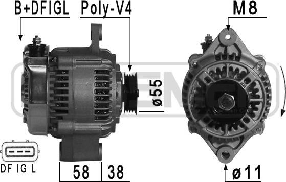 Wilmink Group WG2012333 - Генератор autospares.lv