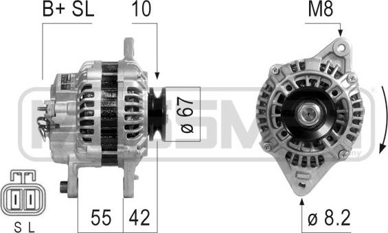 Wilmink Group WG2012264 - Генератор autospares.lv