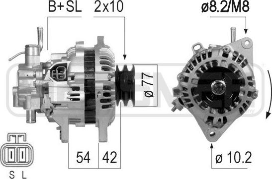 Wilmink Group WG2012261 - Генератор autospares.lv