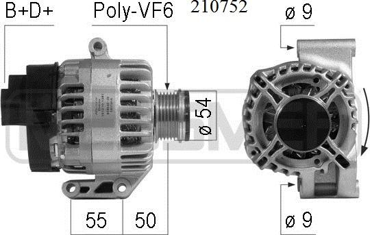 Wilmink Group WG2012230 - Генератор autospares.lv