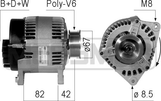 Wilmink Group WG2012237 - Генератор autospares.lv