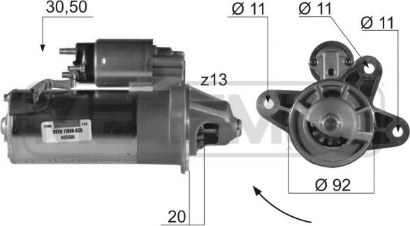 Wilmink Group WG2012794 - Стартер autospares.lv