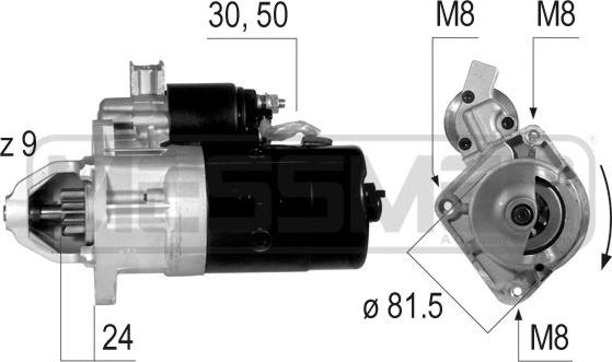 Wilmink Group WG2012795 - Стартер autospares.lv