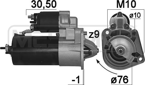 Wilmink Group WG2012745 - Стартер autospares.lv