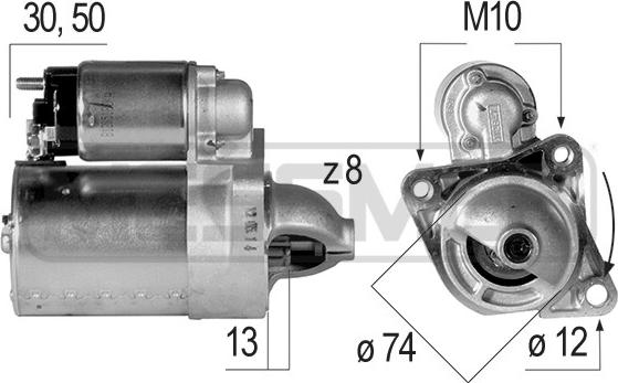 Wilmink Group WG2012753 - Стартер autospares.lv