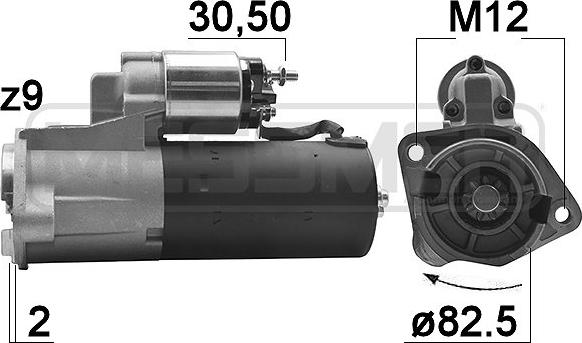 Wilmink Group WG2012765 - Стартер autospares.lv