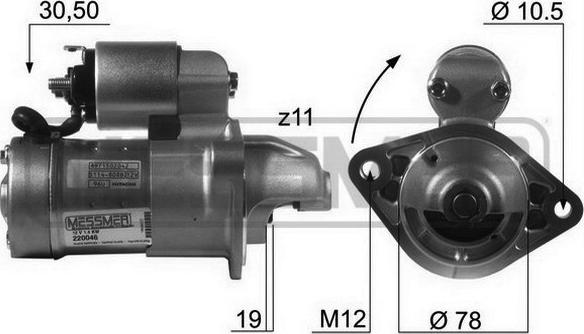 Wilmink Group WG2012708 - Стартер autospares.lv