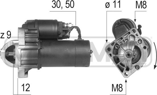 Wilmink Group WG2012719 - Стартер autospares.lv