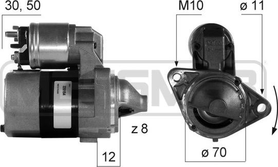 Wilmink Group WG2012780 - Стартер autospares.lv