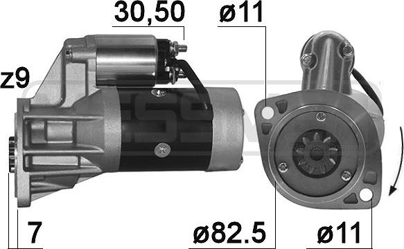 Wilmink Group WG2012731 - Стартер autospares.lv