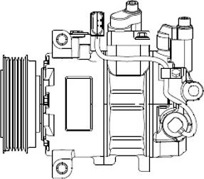 Wilmink Group WG2039848 - Компрессор кондиционера autospares.lv