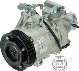 Wilmink Group WG2039854 - Компрессор кондиционера autospares.lv