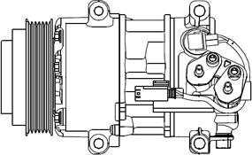 Wilmink Group WG2039865 - Компрессор кондиционера autospares.lv