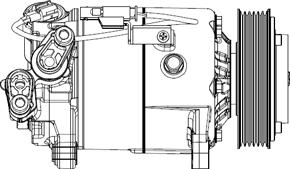 Wilmink Group WG2039866 - Компрессор кондиционера autospares.lv