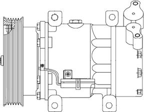 Wilmink Group WG2039880 - Компрессор кондиционера autospares.lv