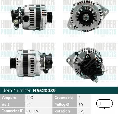 Wilmink Group WG2196931 - Генератор autospares.lv