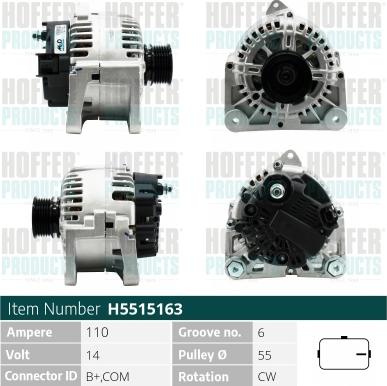 Wilmink Group WG2196889 - Генератор autospares.lv