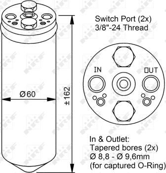 Wilmink Group WG2159951 - Осушитель, кондиционер autospares.lv