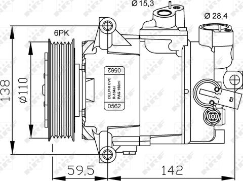 Wilmink Group WG2159414 - Компрессор кондиционера autospares.lv