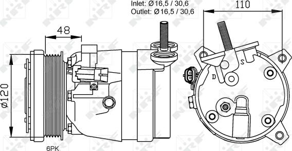 Wilmink Group WG2159509 - Компрессор кондиционера autospares.lv